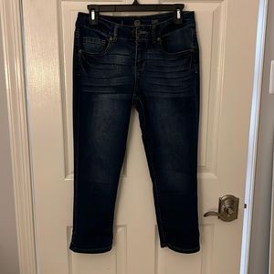 SO Stretchy Denim Capri Pants, Size 9